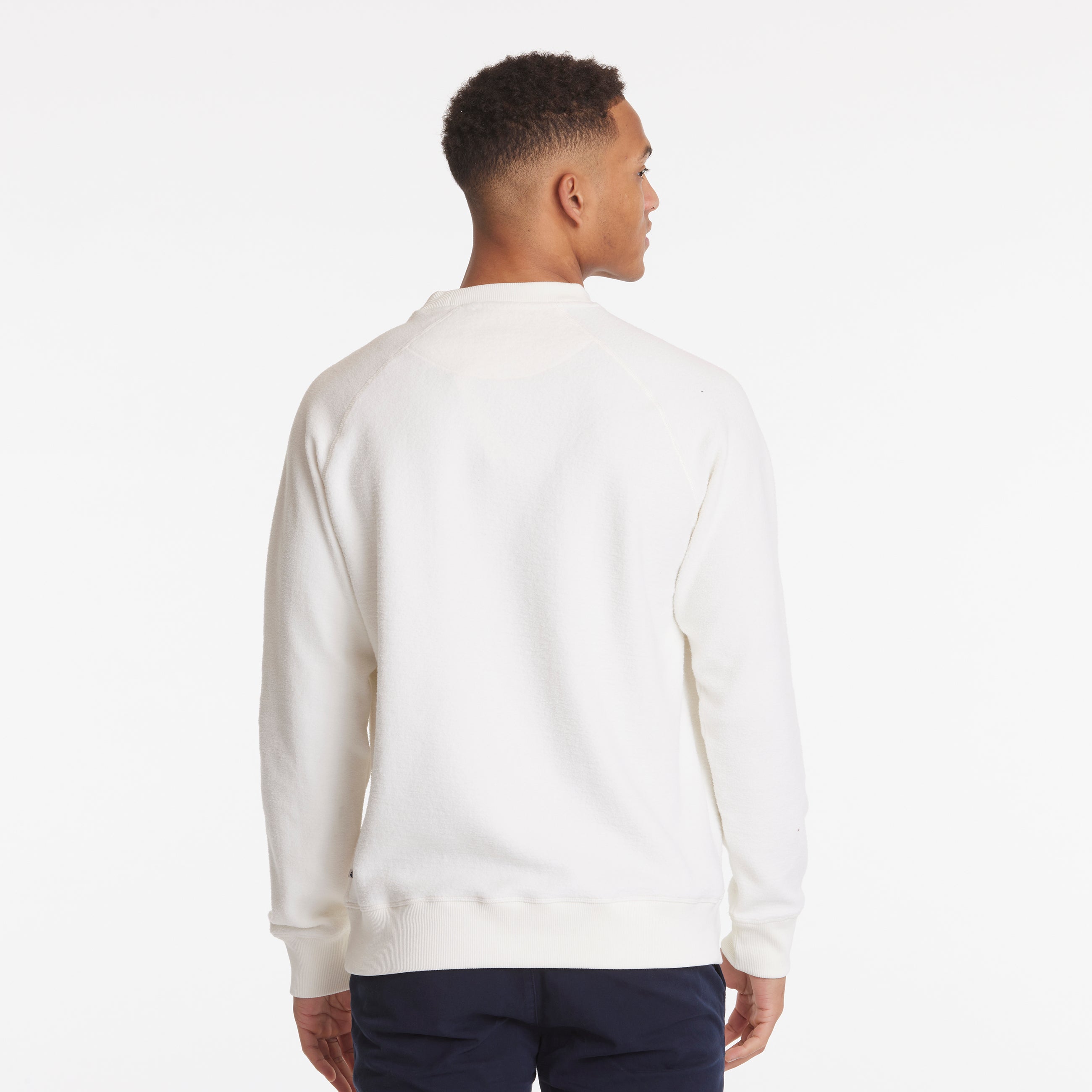 By Garment Makers Mads Pile Sweatshirt Sweatshirt 1160 Ecru