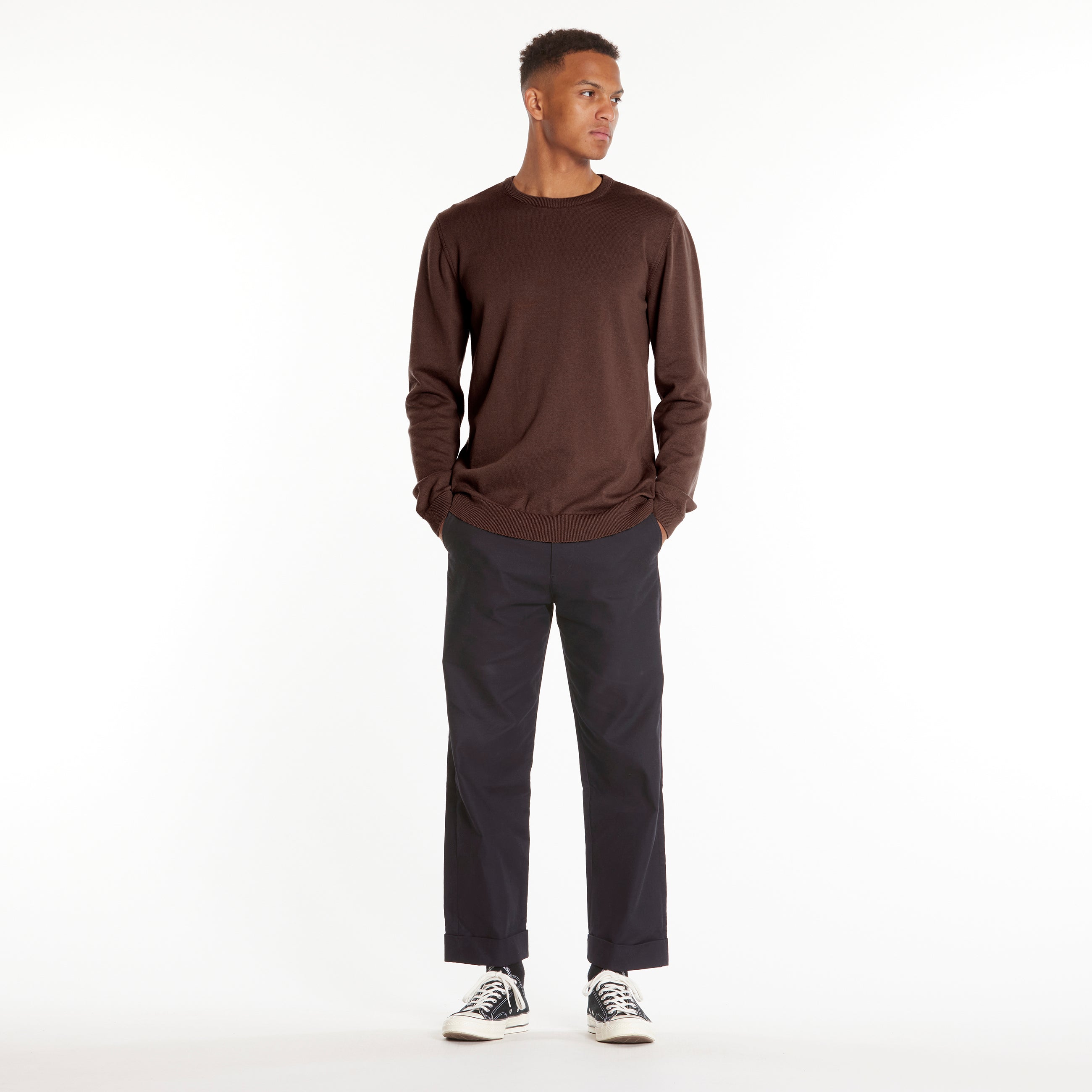 By Garment Makers Skipper GOTS Knit 3000 Ebony Brown