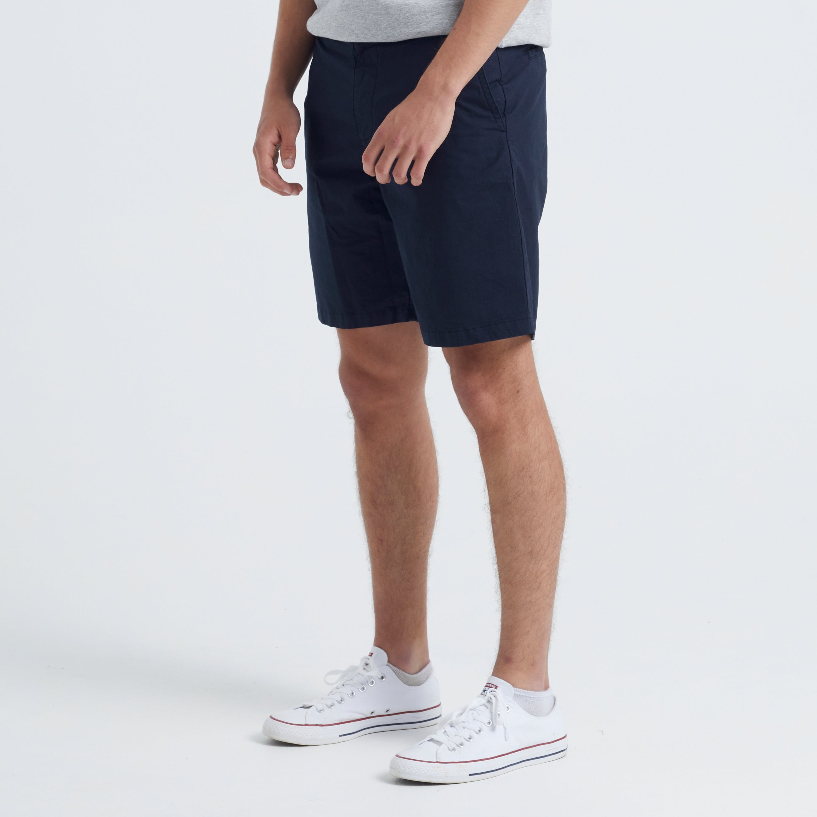 By Garment Makers Gideon Light Cotton Shorts Shorts 3096 Navy Blazer