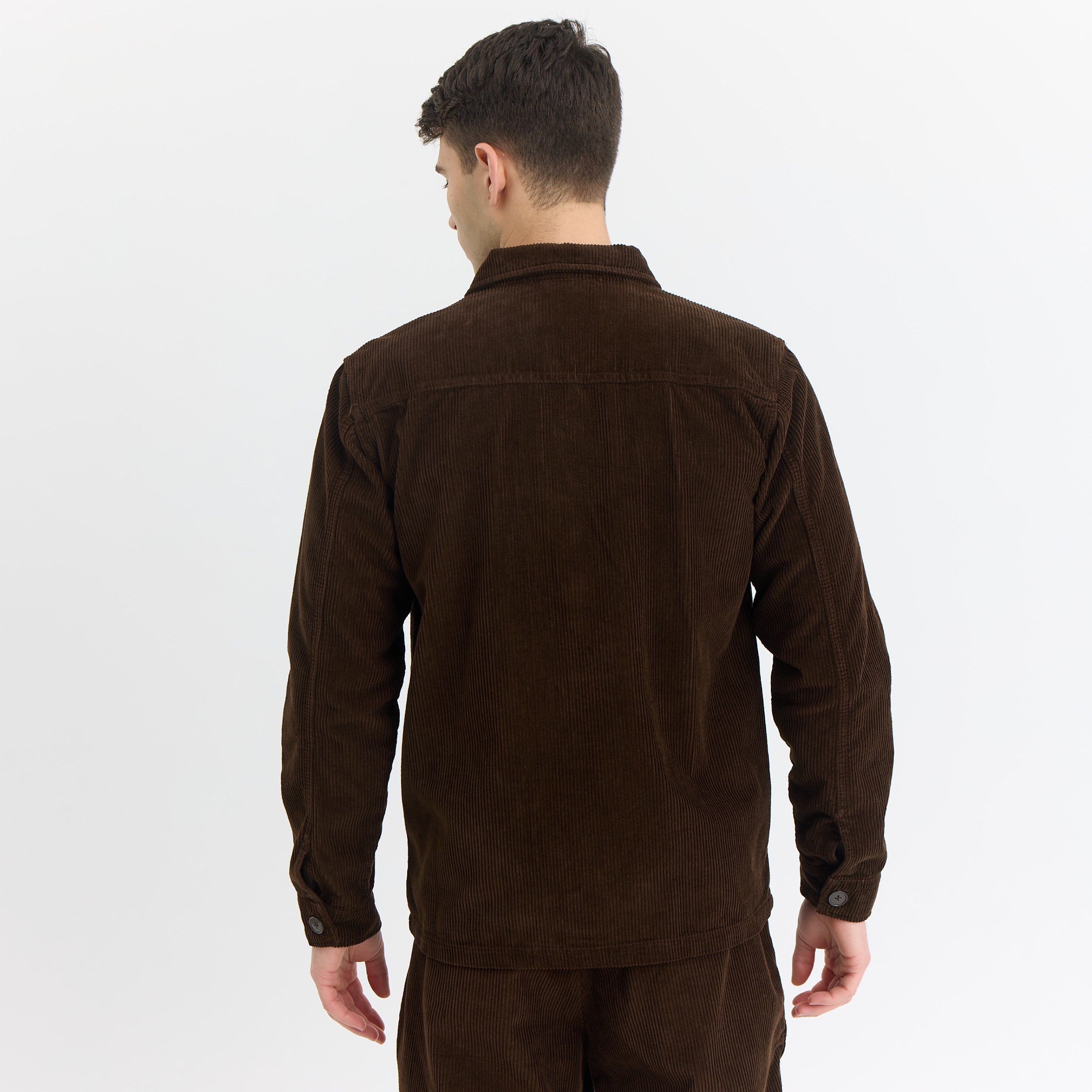 By Garment Makers Matt Corduroy Jacket GOTS Jacket 3000 Ebony Brown